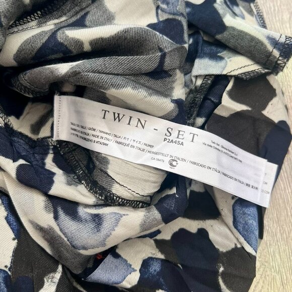 TwinSet Simona Barbieri Milan shift M lightweight sequin abstract animal print - Picture 5 of 7